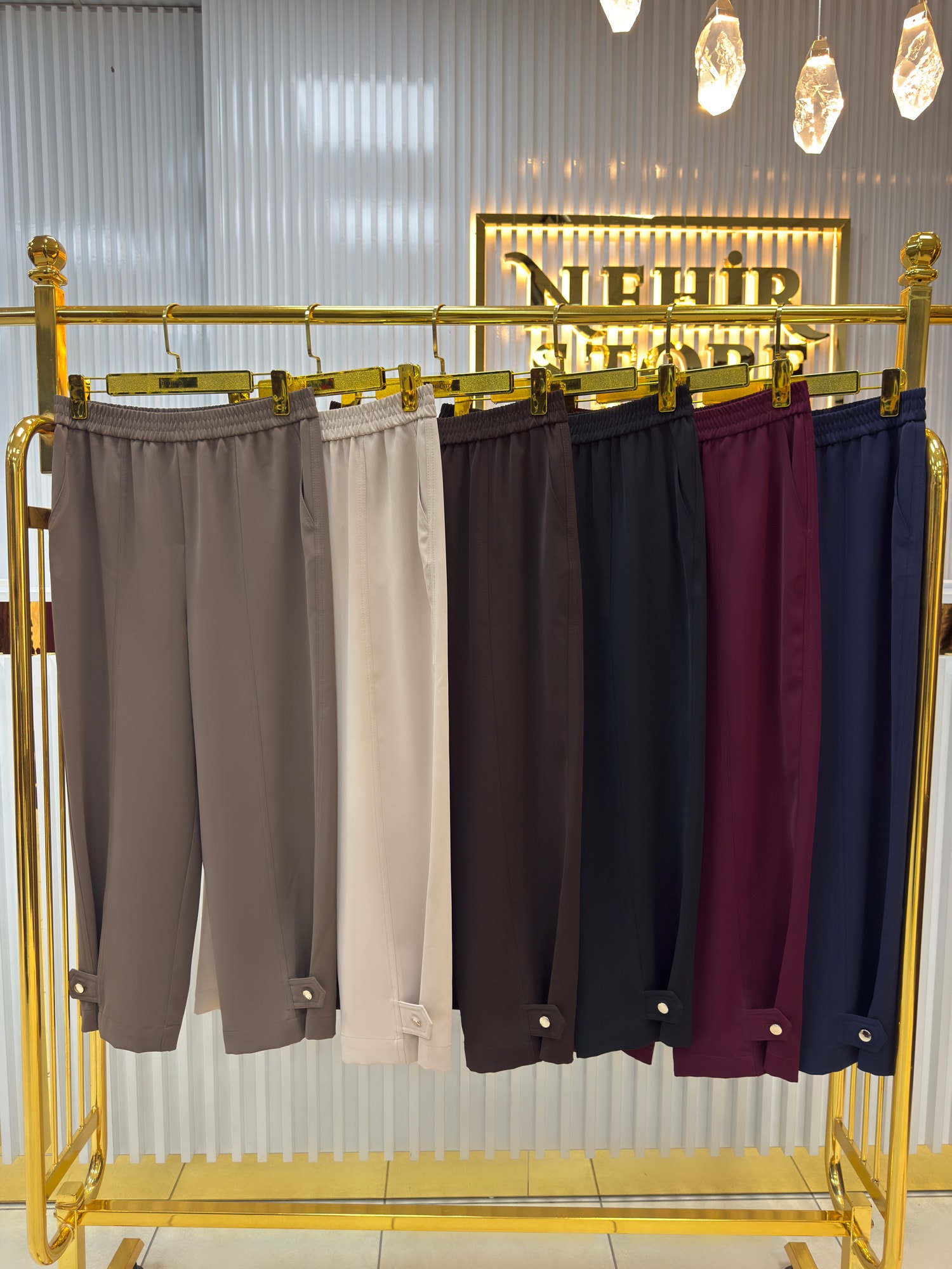 YUSUF ÖZDEMİR  PAÇA DÜĞMELİ PREMİUM SERİ PANTOLON