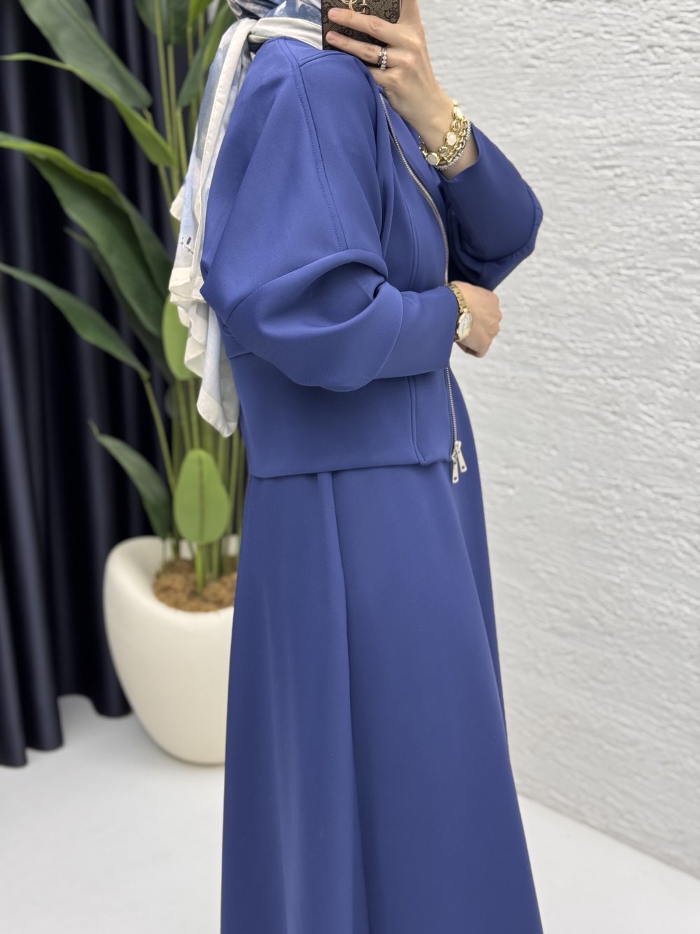 KASTEL ETEKLİ TAKIM LACİVERT