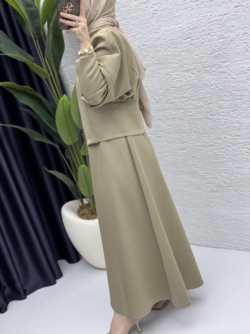 KASTEL ETEKLİ TAKIM YEŞİL